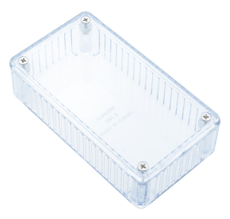 1591BTCL Hammond Clear Polycarbonate Enclosure 112 x 62 x 31mm