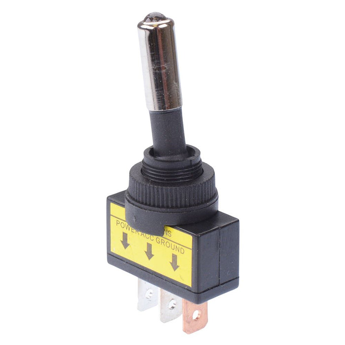 Blue LED On-Off Toggle Switch SPST 12V 20A