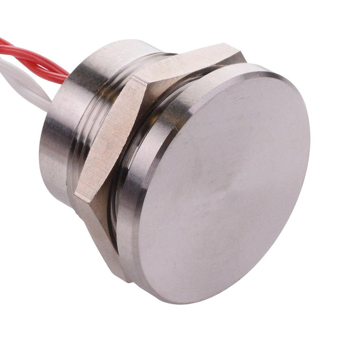 PBAR21FB000 APEM Latching 22mm Stainless Steel Piezo Switch Prewired IP68 SPST