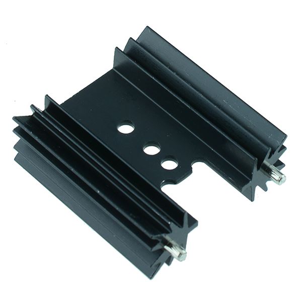 TO220 Extruded Heatsink with Lugs 38.1mm 10.8K/W