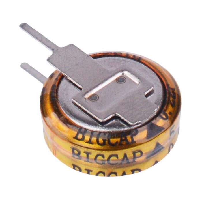 0.22F 5.5V Supercapacitor ±20% Vertical Mount