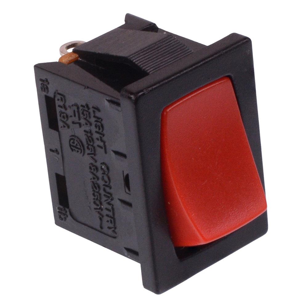 Red On-Off Rocker Switch 19.2 x 13mm Switch SPST 15A — Switch ...