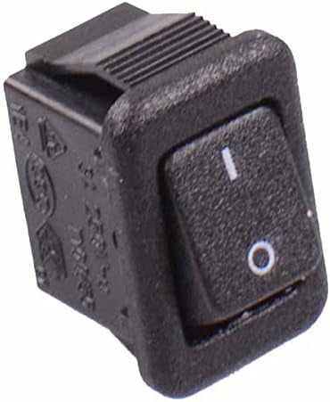 On-Off Miniature Rectangle Rocker Switch SPST 3A 250V