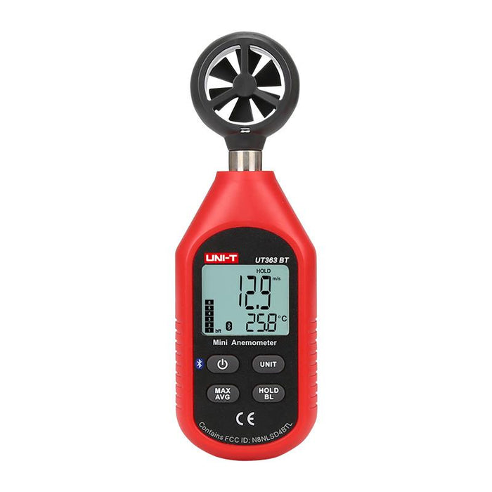 UT363BT Bluetooth Mini Anemometer Uni-T — Switch Electronics | Your One ...