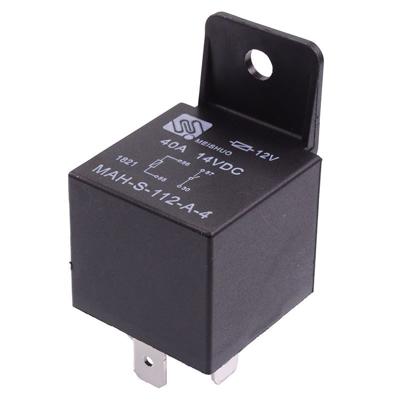 12v Spno Mini Automotive Relay Bracket 40a Mah-s-112-a-4 — Switch 