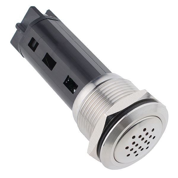 12V Panel Mount 19mm Buzzer