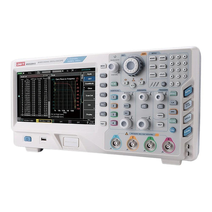 MSO2104-S 4 Analog 16 Digital Channel Oscilloscope 100MHz Uni-T